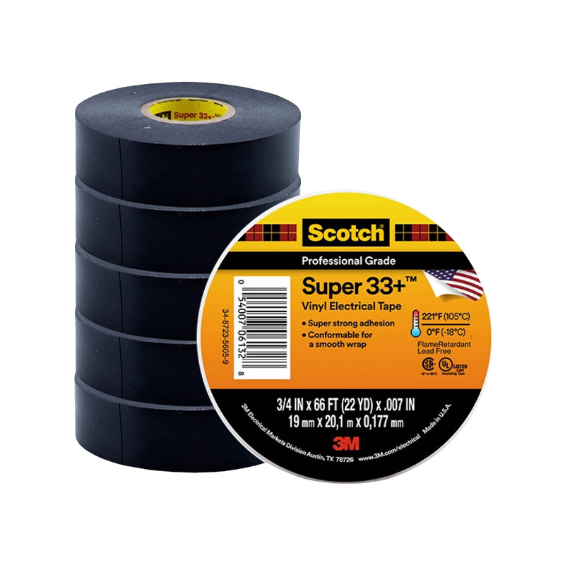 3M™ Scotch™ Super 33+ 电气绝缘胶带