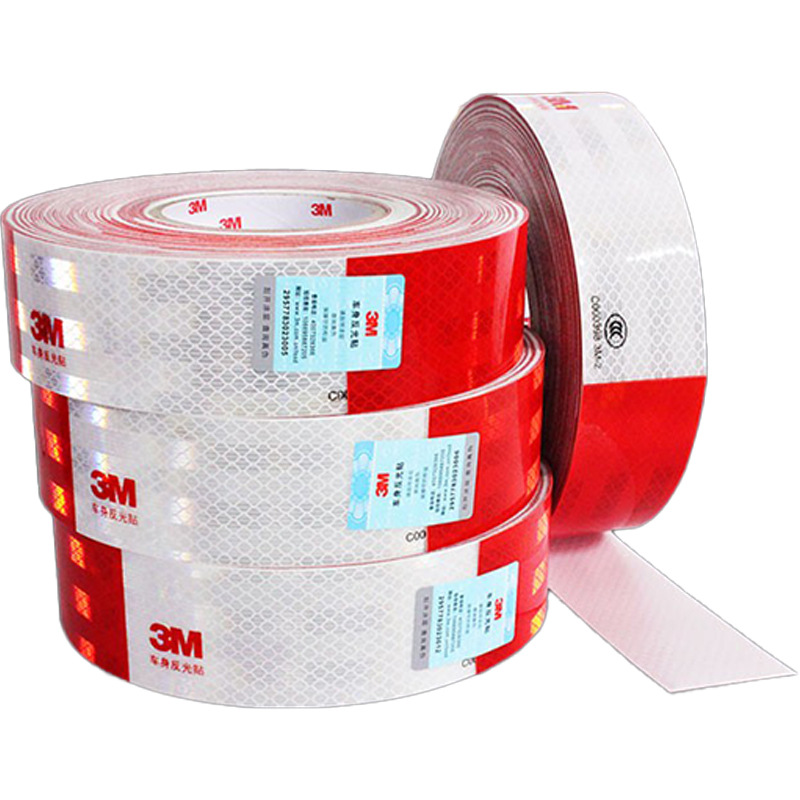 3M™ 983D 二级车身反光标识   红/白